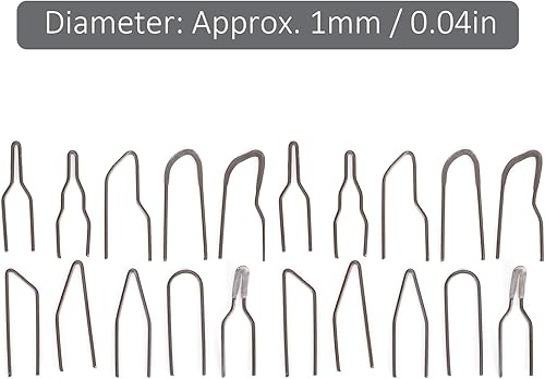 Miniatura 7 de Punta de alambre de combustión, 20 piezas de punta pirográfica Kit de puntas pirográficas de quema de madera, aleación de metal, punta de pluma de