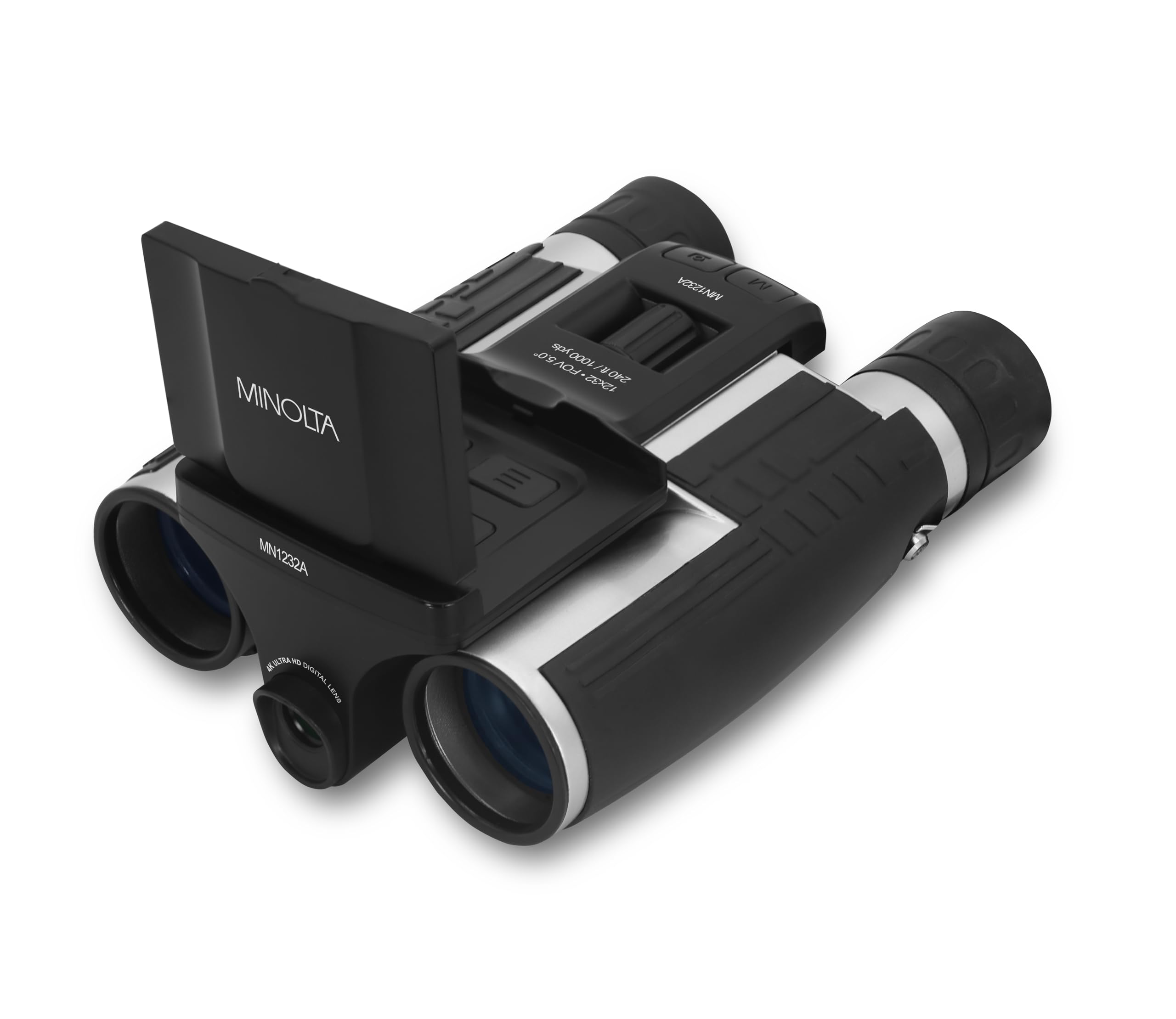 Amazon | Minolta 12x32 デジタル双眼鏡 - 4K UHDビデオカメラ、48MP
