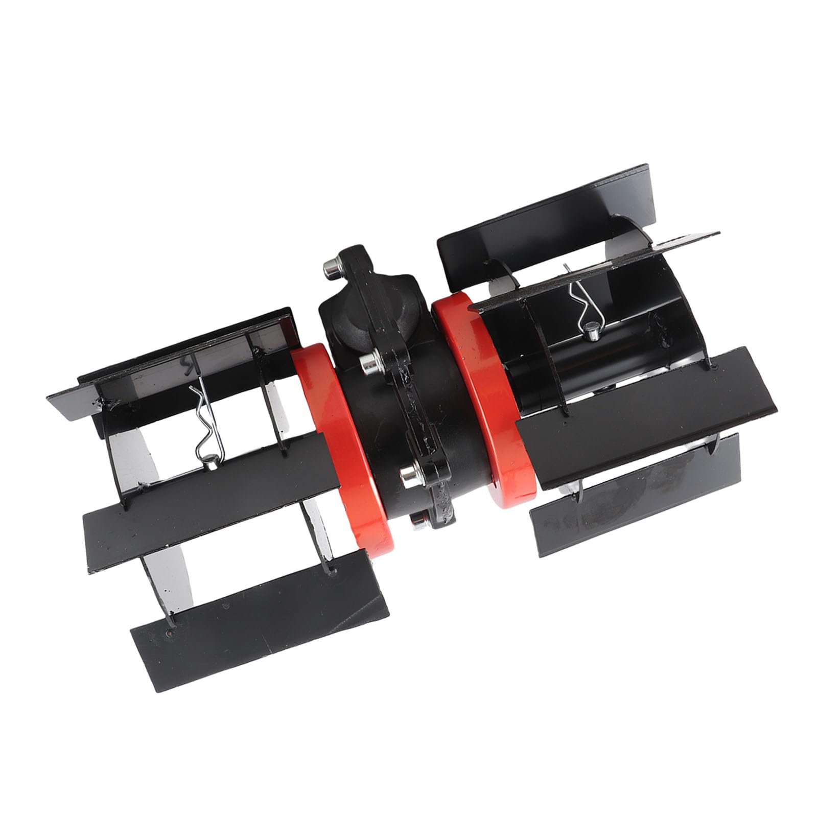 Zunate Rueda de Desmalezado de Hierro y Aluminio, Cultivador de 10 Cm de Profundidad |Escarificador de 9 Dientes para Cortacésped, Mejora el Rendimiento y Elimina Las Malas Hierbas, Eje de 28 Mm/1,1