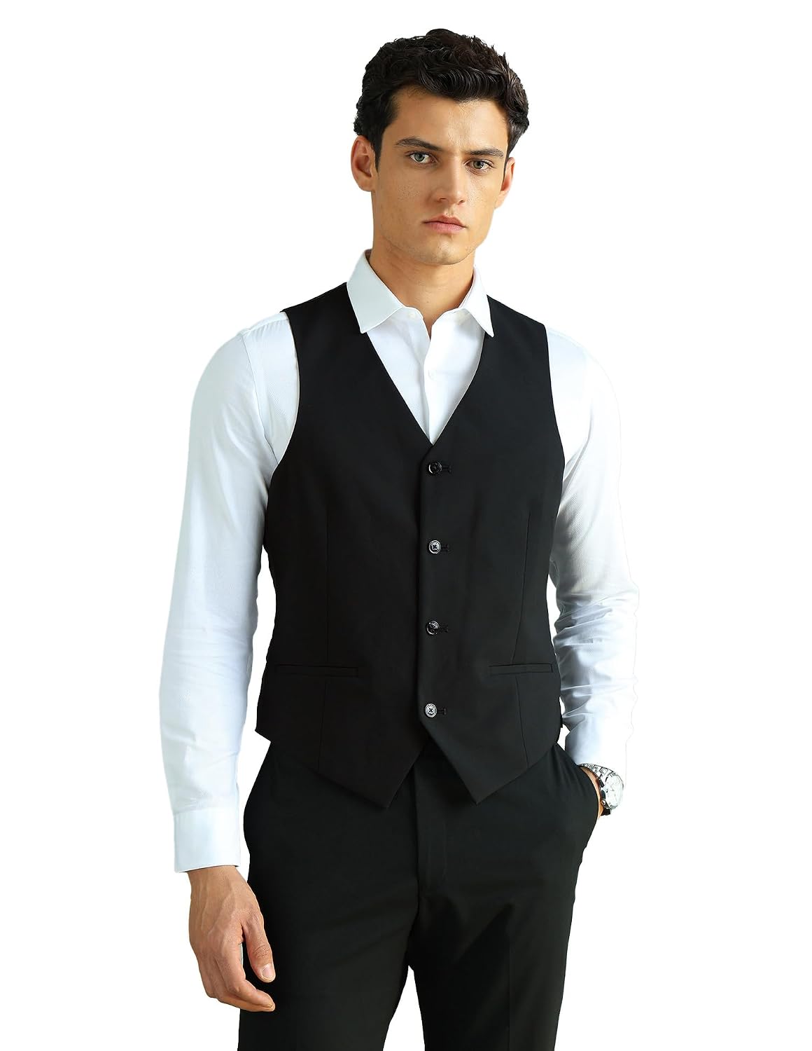 Arrow Men Regular fit Polyester Solid Waistcoat - Review, Price and Buying Guide