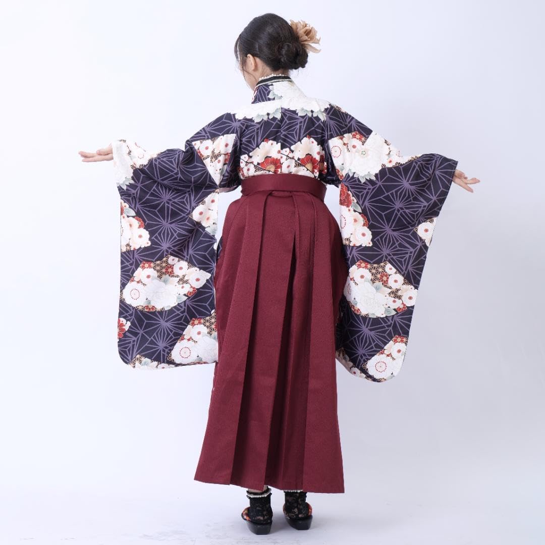 袴2点セット Sサイズ 大学生卒業式 赤字覚悟 二尺袖 花刺繍