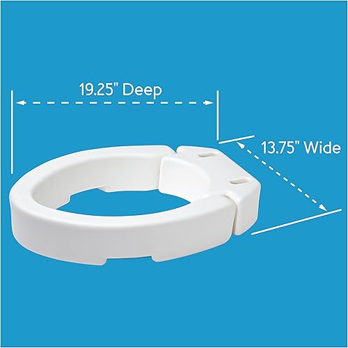 Vista 6 de Asiento elevador para inodoro, de Carex Health Brands