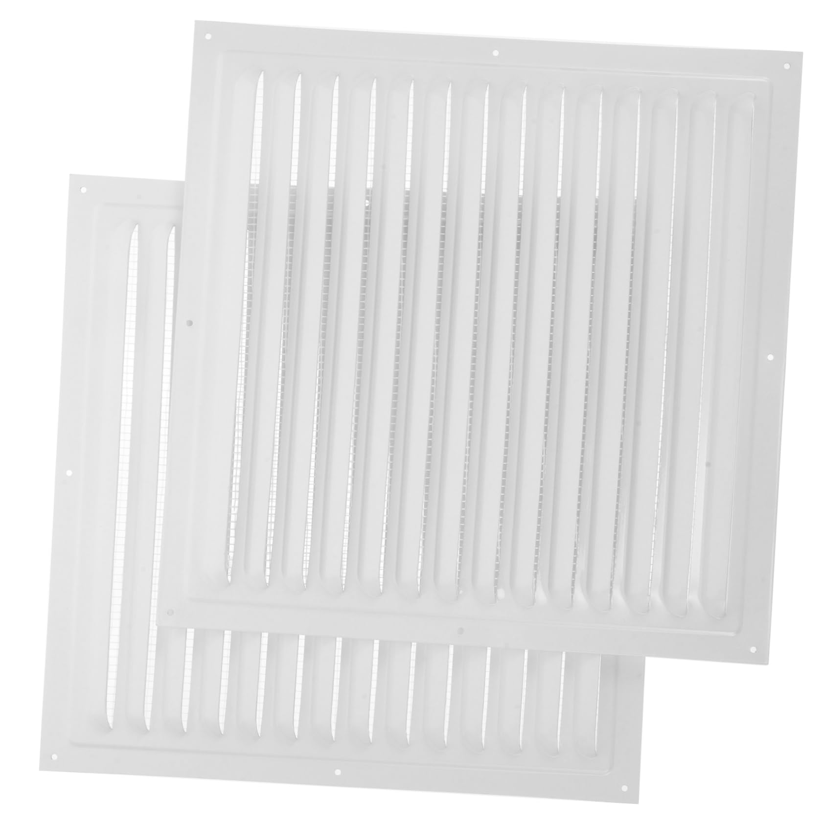 SOIMISS Elegante Griglia di Ventilazione a Soffitto - 2 Pezzi in Alluminio per Condizionatore Sfiato Aria Condizionata Centralizzato