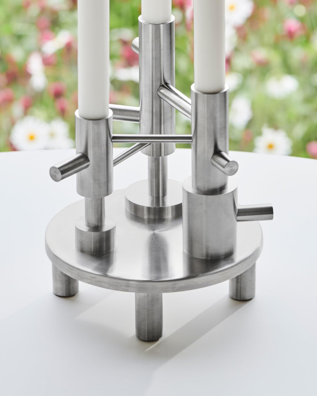 Fritz Hansen ステンレスキャンドルホルダー 2個セット Fritz Hansen ステンレスキャンドルホルダー 2個セット