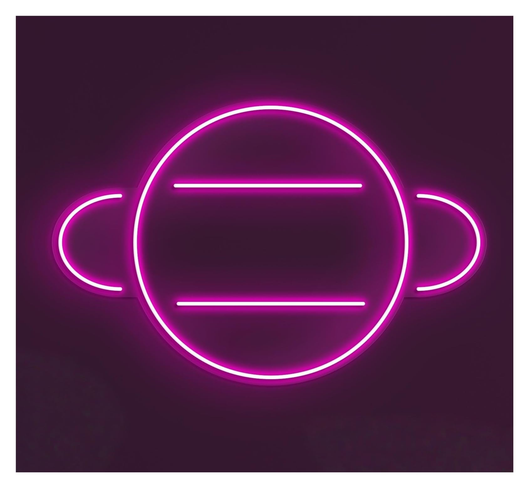 Wiszące neony artystyczne Neon LED Planet Z Pierścieniem Saturn Light Do Pokoju Dziecięcego, Witryna Sklepowa, Wejście Firmy, 40cm(Style F)