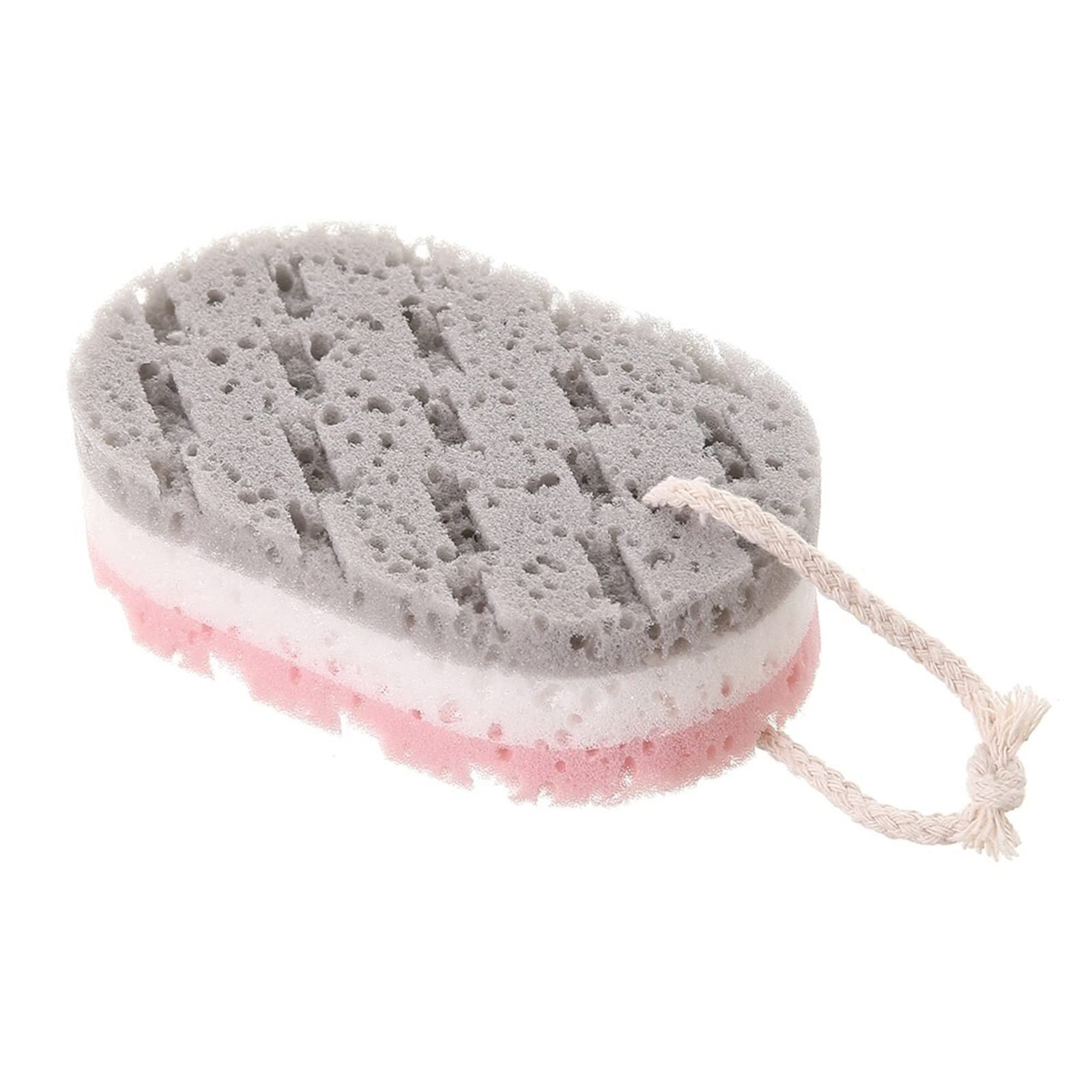 Esponja para la ducha, Esponja de baño corporal, cepillo en polvo for ducha, limpieza la piel, masaje hidratante