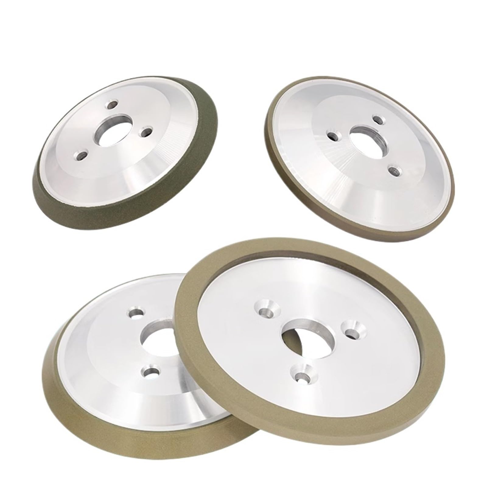 125 mm diamentowa tarcza szlifierska z trzema otworami do ostrzenia noży, tarcza szlifierska ze stopu do stali wolframowej i frezów PCD, 1 szt.(320grit-90DEG)