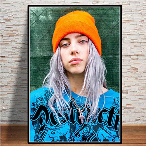 Amazon.com: Billie Eilish Canvas Print Poster Room Wall Decor: Handmade