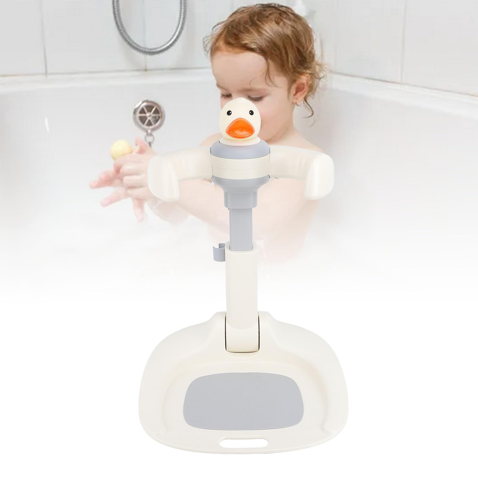 Soporte para Baby Shower con Ajuste de Soporte para Baby Shower de Pie para Estante de Ducha con Reposabrazos Ajustables de 26 a 35 Cm y de 50 a 63 C