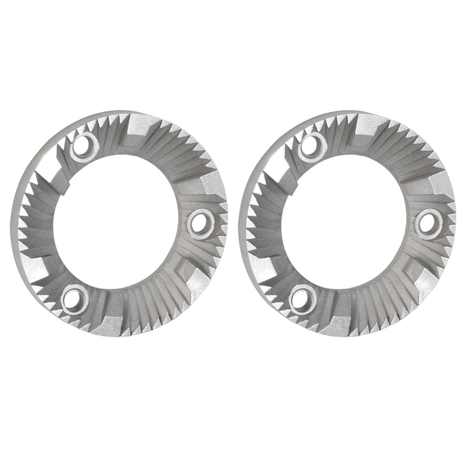 Tsophreniq 2Pieces Stainless Steel Coffee Machine Burr 40MM Diameter Precisions Fit Easy Installation Low Maintenance Part Grinding Plate