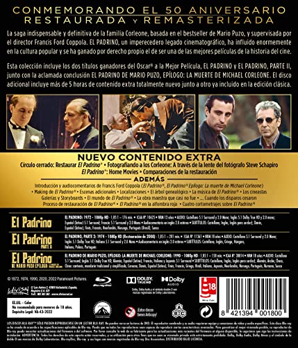 Miniatura 2 de El Padrino (The Godfather) - Trilogia 50 Aniversario (Blu-ray)