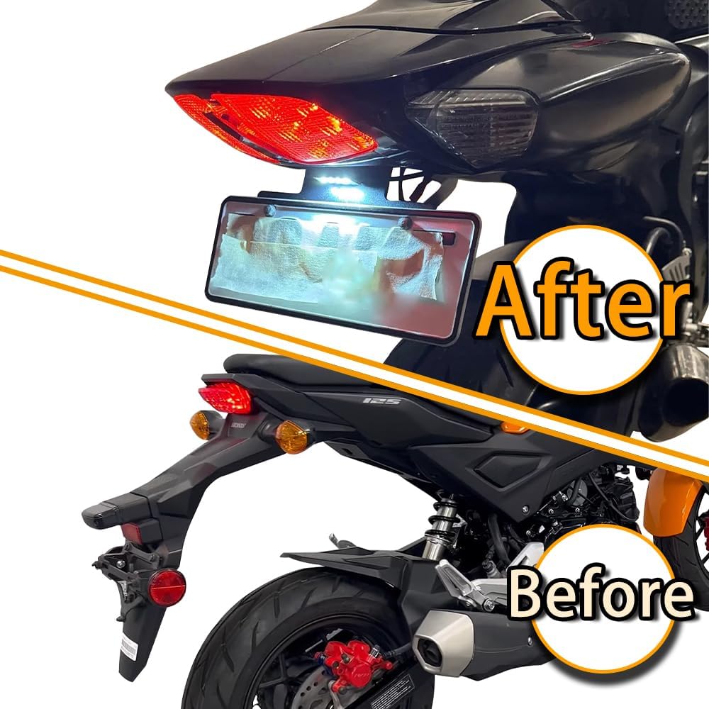 Fender Eliminator Bracket Mount Tail Tidy with LED License Plate Light Fit for GSXR600 / 750 K6 K8 2006-2010