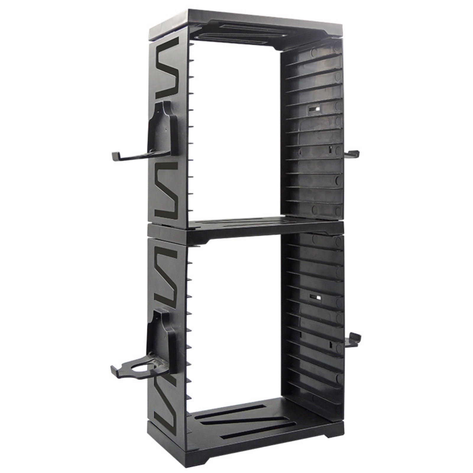 Support vertical pour équipement de jeu pouvant contenir 24 disques + 4 manettes ou écouteurs pour les amateurs de P5, P4, X1X/X1S