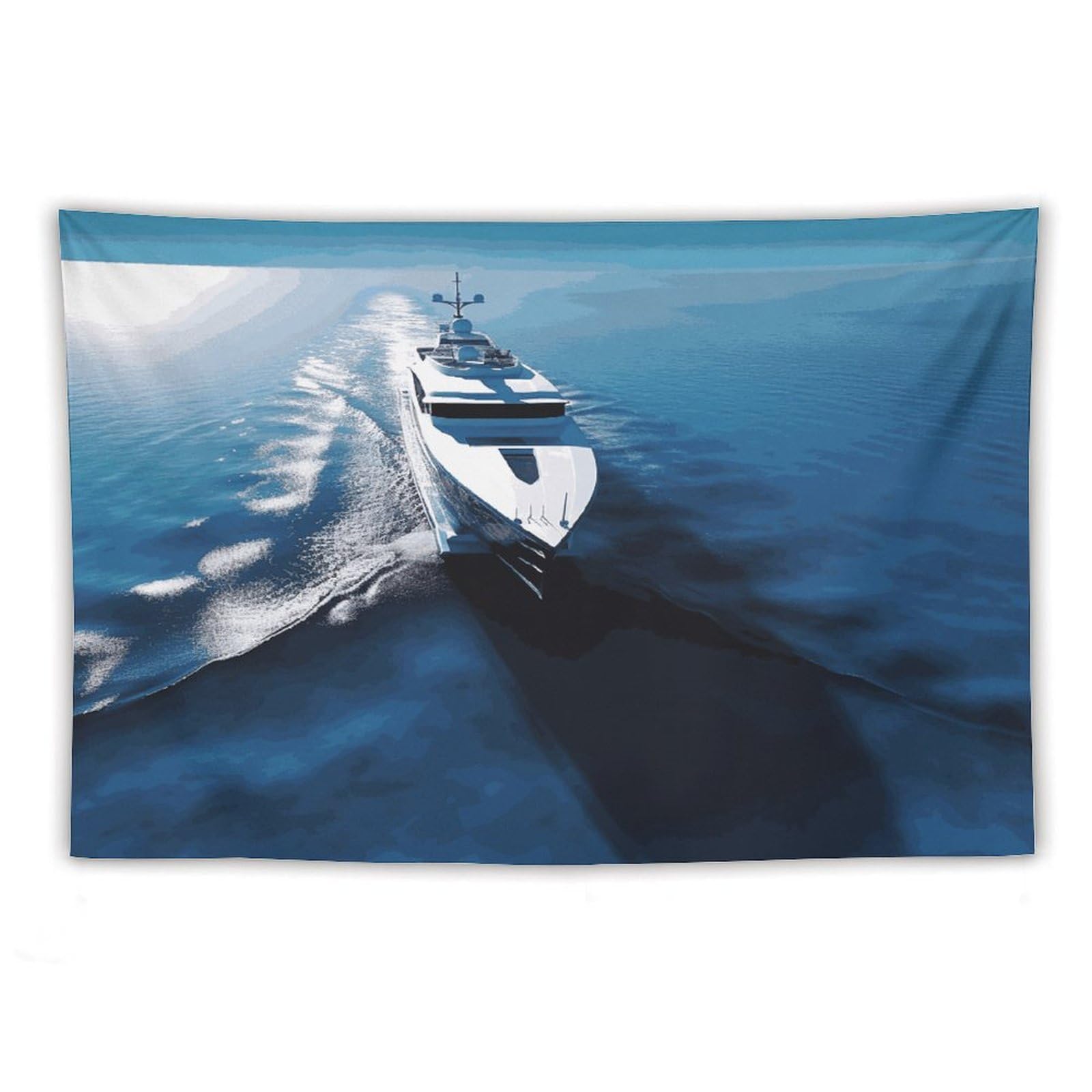 LDGSUPH Yacht Tapestry Wall Hanging Decor Anti-fading Aesthetic Wall Tapestries Fashion Wall Blanket Decor Modern Wall Art Tapestry for Bedroom Home Decor 40"x60"