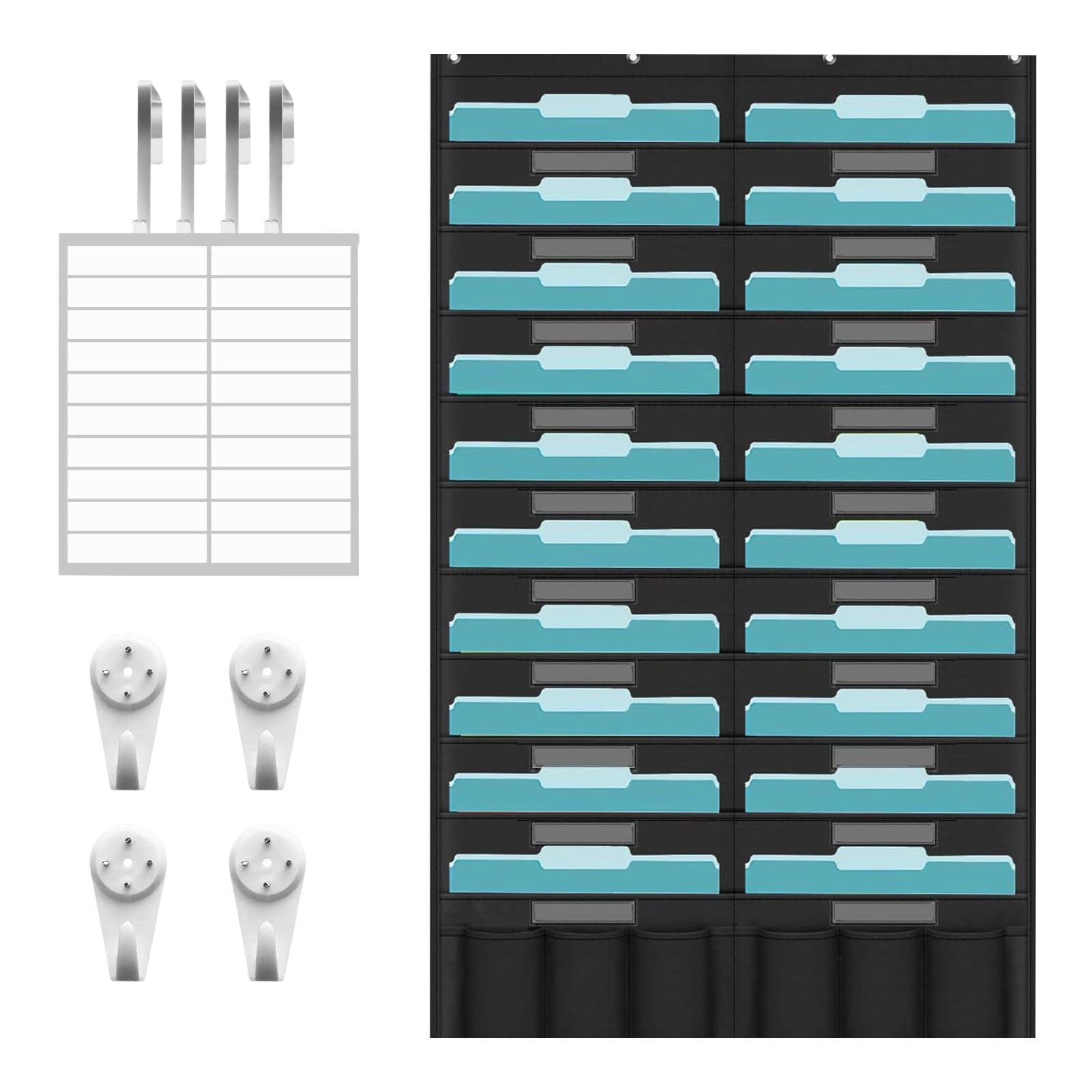 Organiseur de documents mural pour classe et appartement afin de optimiser l'espace