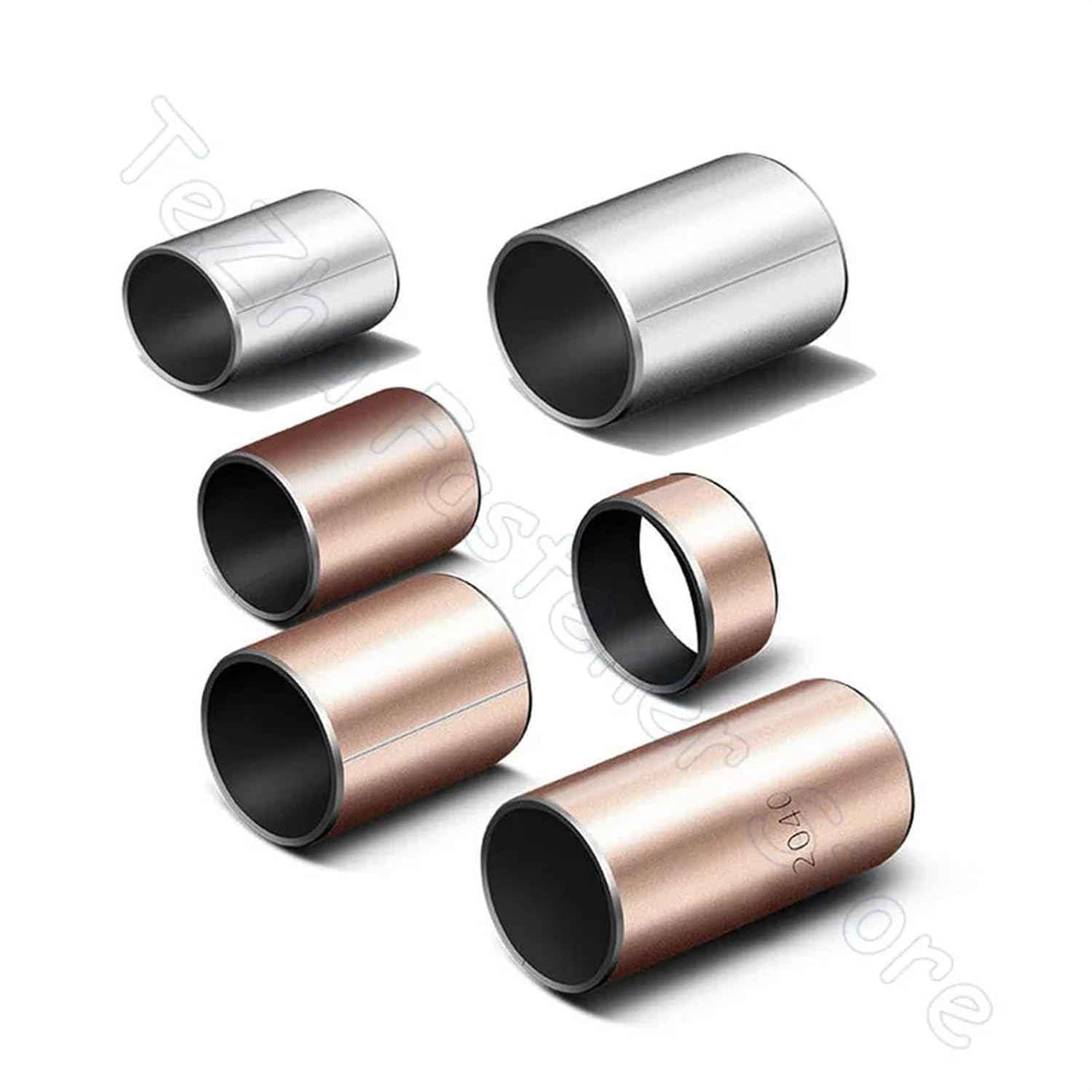 1pc SF-1 ID 16-20mm Self Lubricating Bearings Composite Bearing Oil Bearing Bushing Sleeve White Zinc/Brass Plating(20x23x20mm)