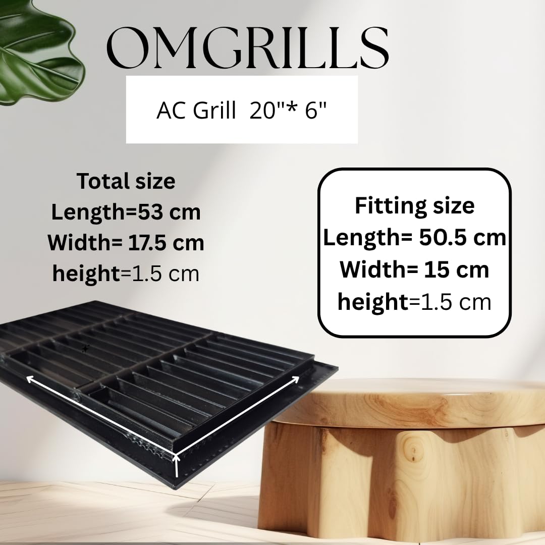 Black HVAC Register Cover - Stylish Vent Cover -6