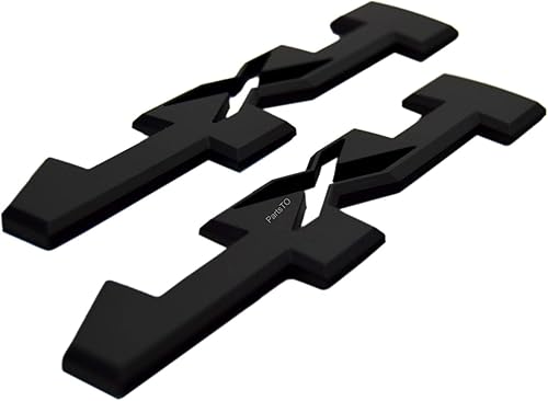 Miniatura 8 de PartsTo Calcomanía 4 x 4 con adhesivo para Chevrolet Chevy Colorado Silverado 1500 2500 3500 GMC Canyon Sierra SUV camión puerta trasera Fender