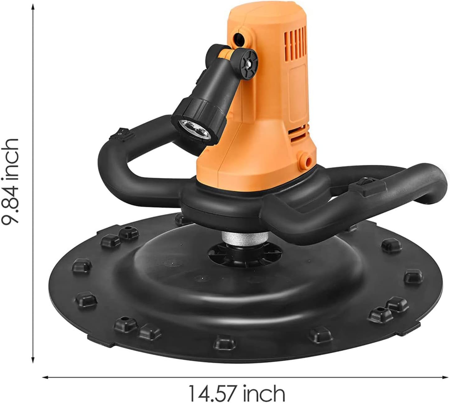 1700W Wall Smoothing Polishing Machine, Electric Trowel Power Concrete Mixers,Handheld Power Trowel 6 Speed 280-2800RPM Concrete Trowel Machine