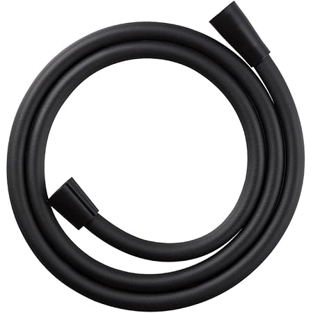 SANEI シャワーホース 他メーカー対応アダプター付き 長さ1.6ｍ マットブラック PS30-864TXB-MD