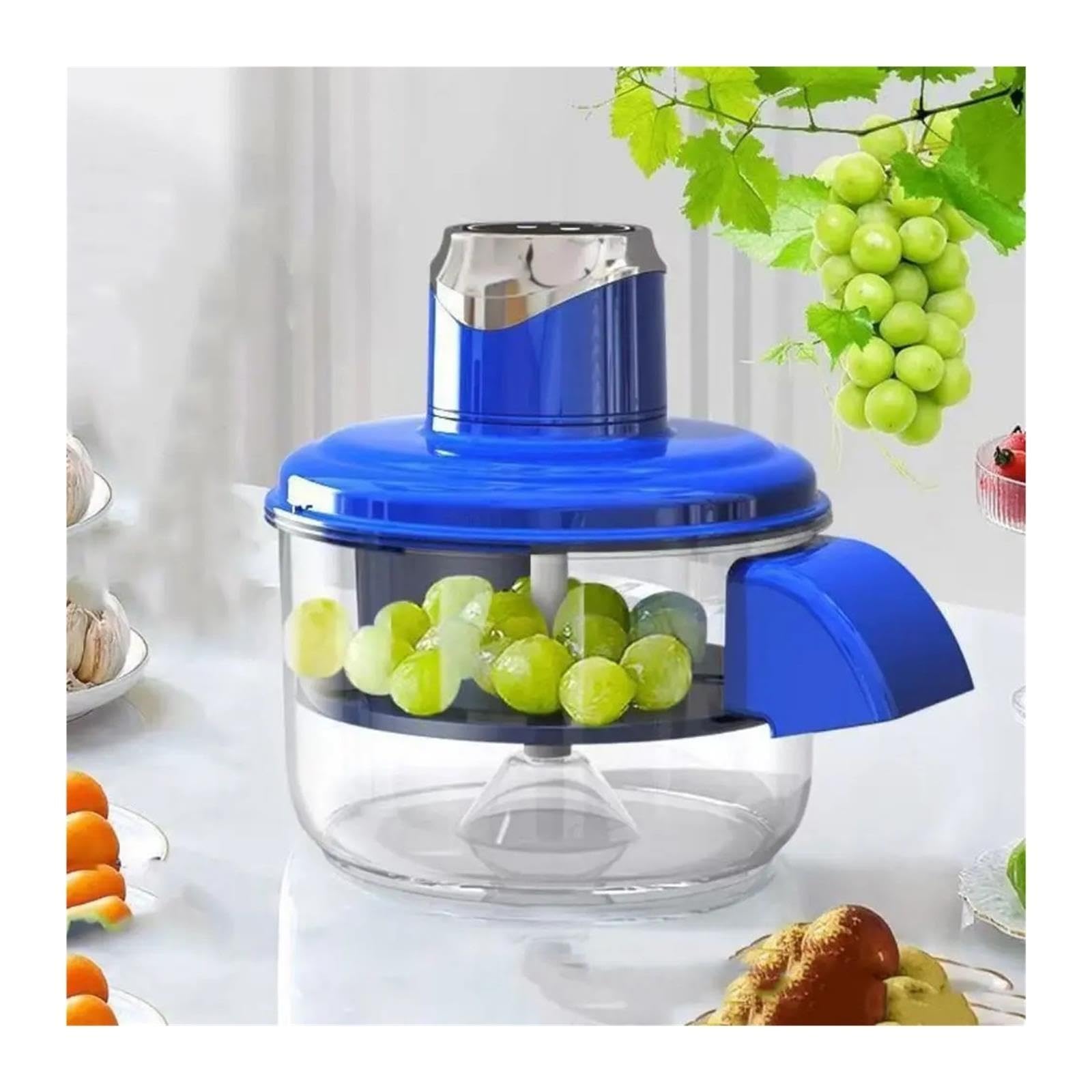 Tragbarer, wiederaufladbarer elektrischer Traubenschäler – effiziente und zeitsparende Entschälungsmaschine for Obst und Knoblauch – ideal for Restaurants