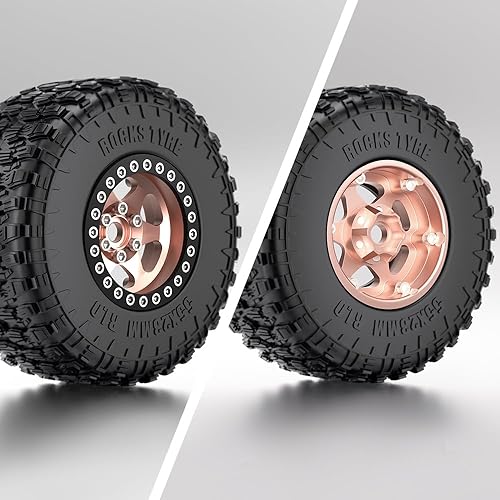 Miniatura 9 de EPINON Aluminum 1.9 Beadlock Wheels - Offset -10.5mm RC Wheel Rim Hub for 110 RC Crawler TRX4 TRX6 Axial SCX10 UTB10 Redcat GEN7 8 VS4-10 RC4WD D90