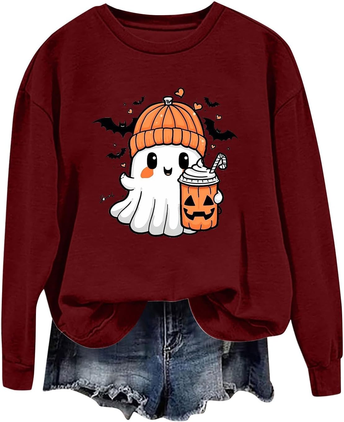 T-shirt Tendance Pour Femme - Sweat-shirt D'Halloween En