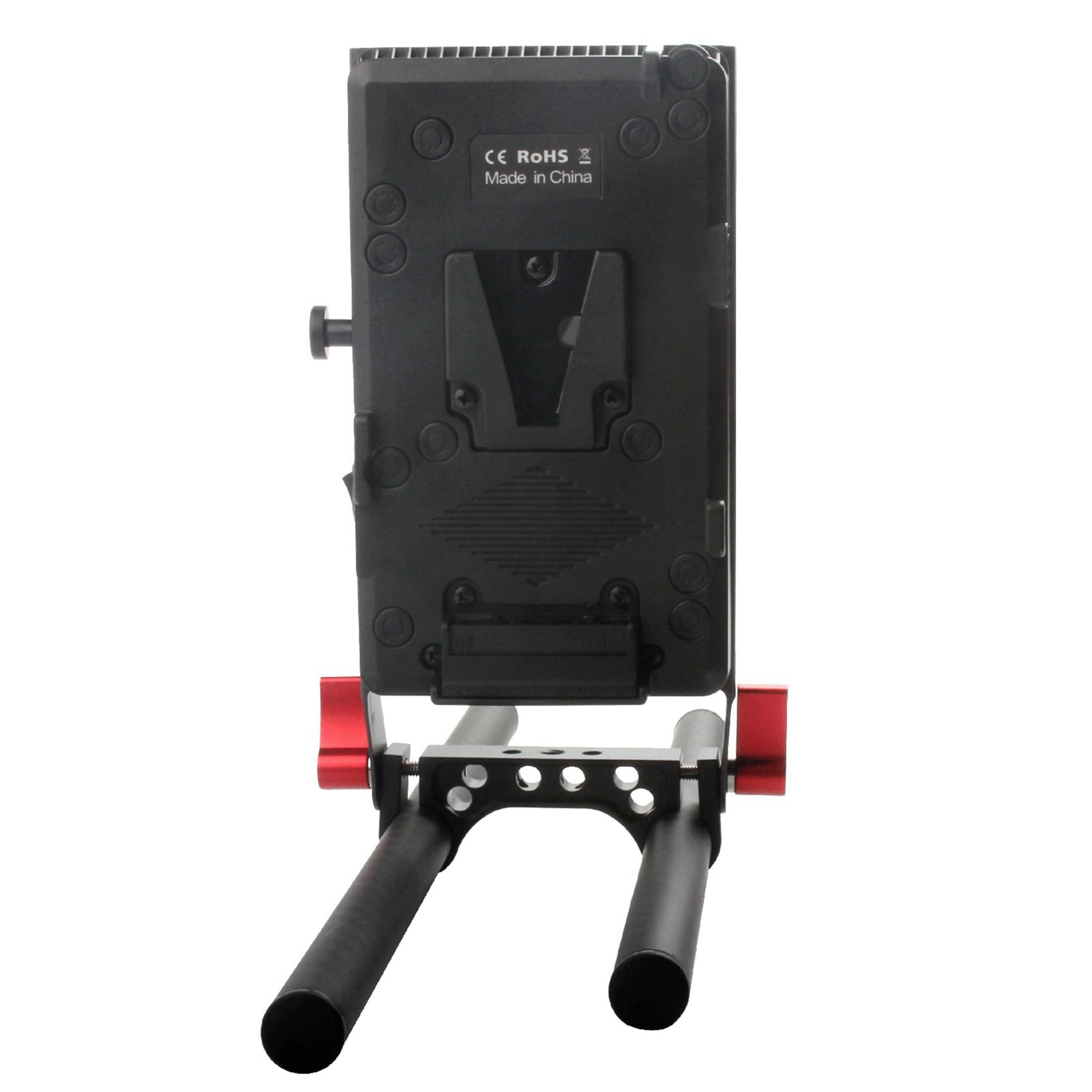 2X V Mount V-Lock Adapter PłYty Akumulatora do Mocowania Akumulatora V Mount do Kamery, Lampy Wideo, Monitora, Rejestratora DźWięKu