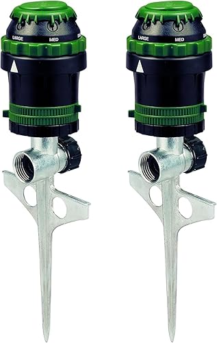 Miniatura 9 de Orbit 58573N H2O-6 - Paquete de 3 aspersores de transmisión por engranajes (soprinkler on Spike)