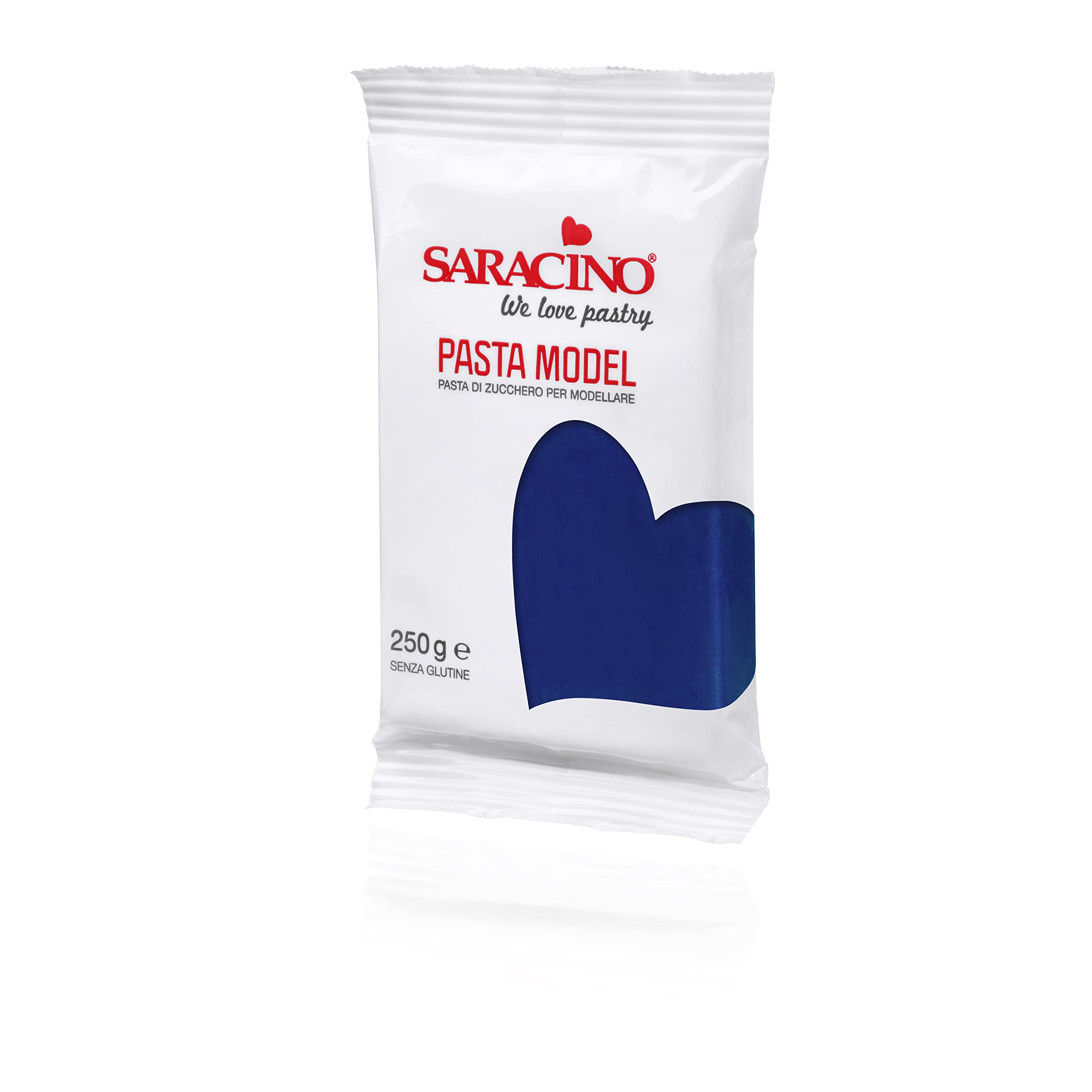 Saracino Sugar Paste Navy Blue Model 250g Gluten Free Made in Italy