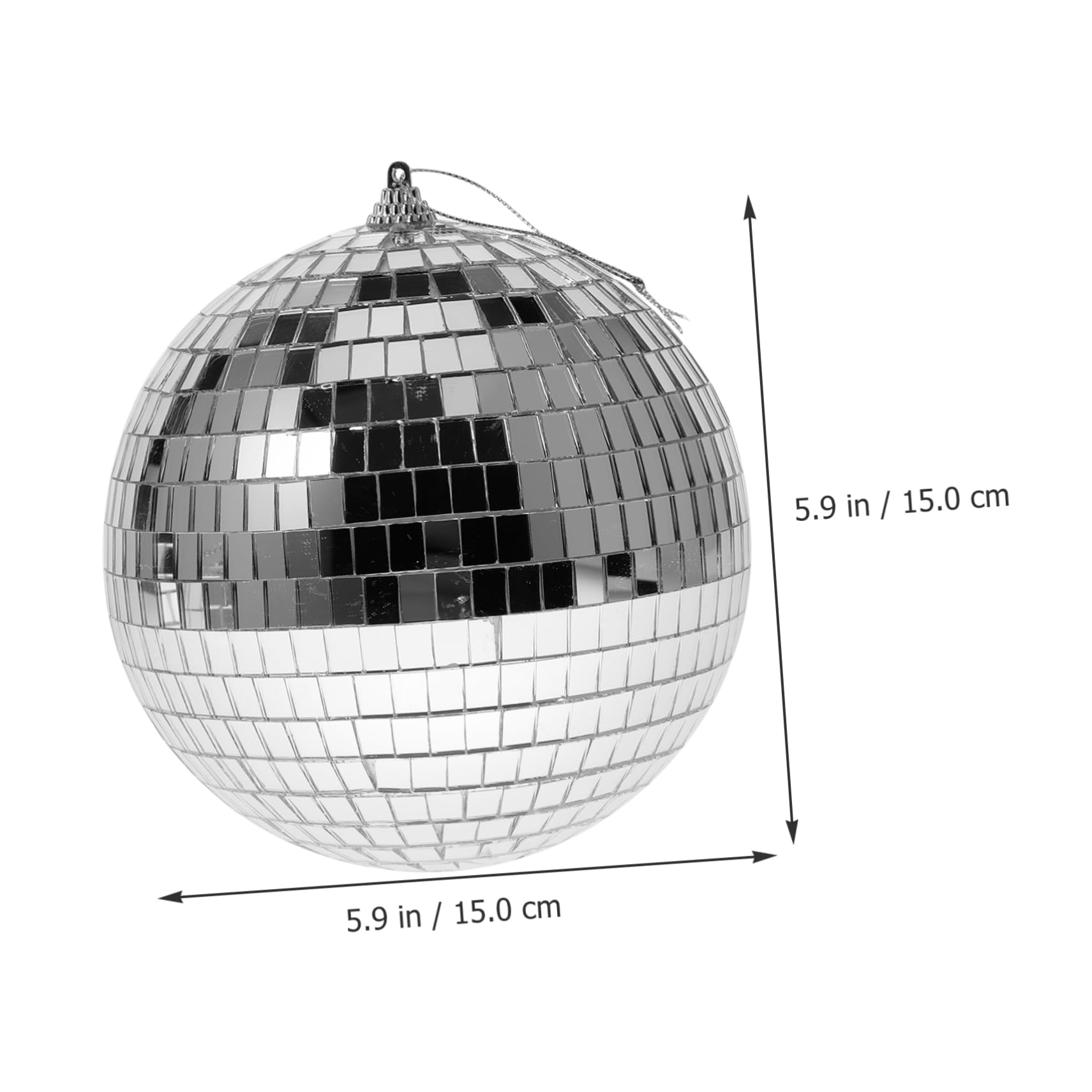DECHOUS Reflective Balls 4pcs Disco Balls for Wedding Birthday Club Decorations