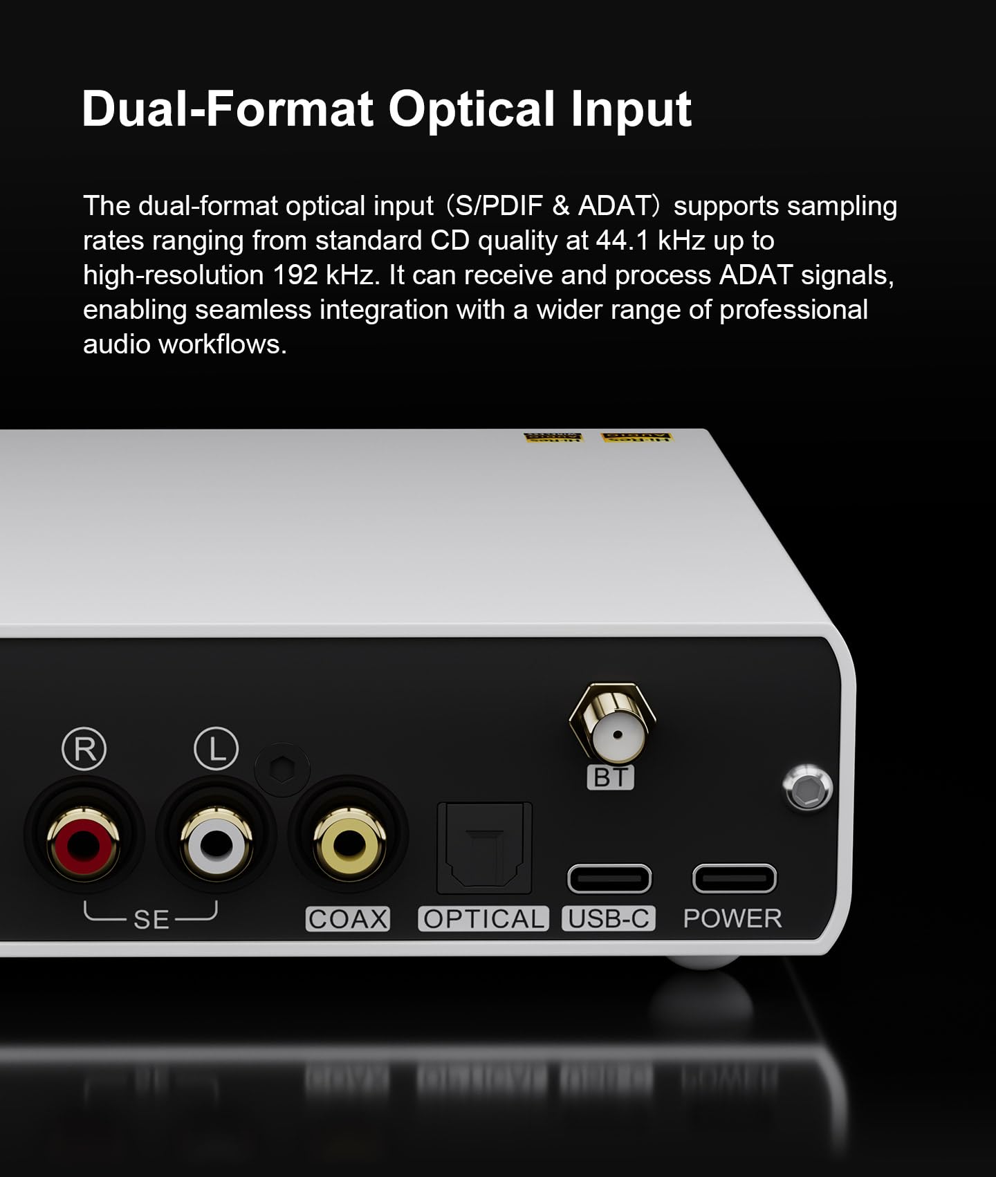 Topping E50 II DAC AK4497S DSD512 PCM768kHz BT obsługiwany dekoder USB z pilotem zdalnego sterowania (czarny)