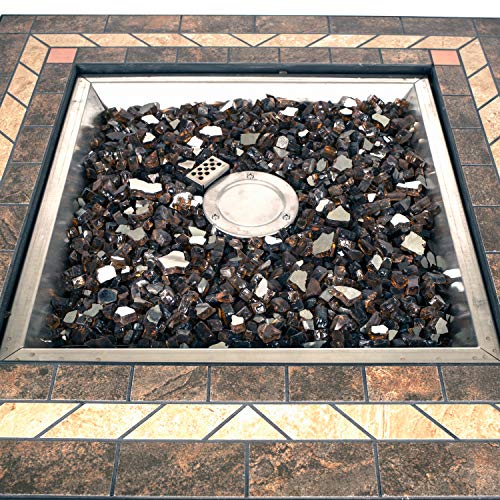 Pleasant Hearth Atlantis Tile Top Gas Fire Pit #TOP12