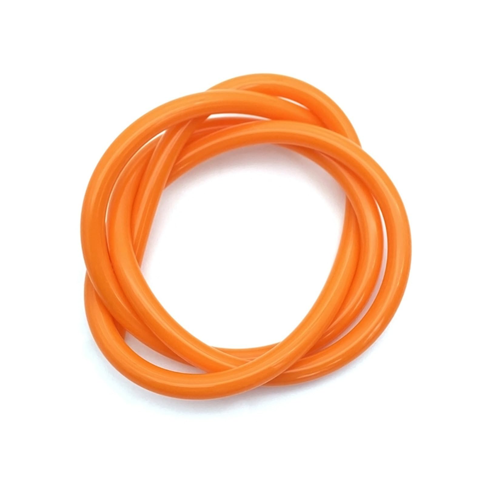 Silicone Tubing Hoses, Silicone Tube Hose 2-5m Multicolor Multiple Sizes Soft Drink Pipe(Orange,3.0m-OD 5XID 3.0mM)