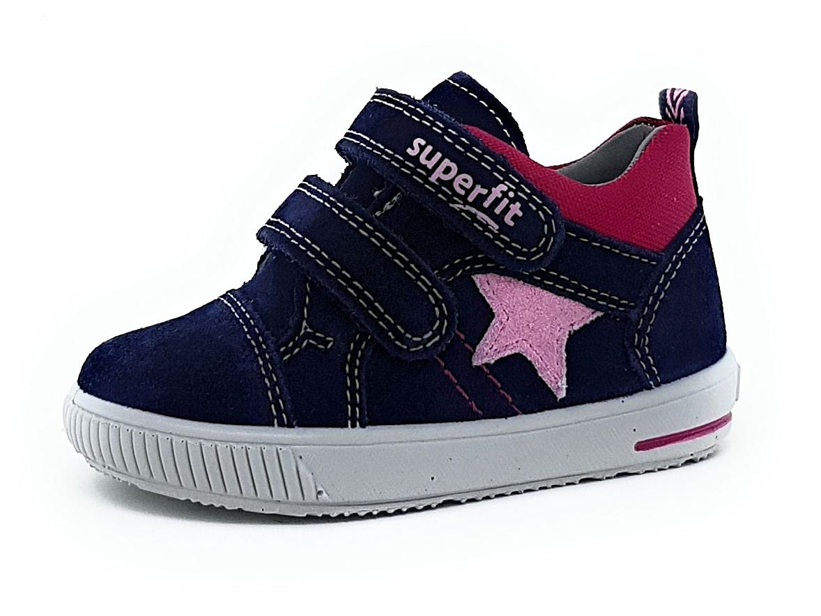Superfit Boy's Girl's Moppy Walkers, Blue/Pink/Red 8020, 3 UK Child (19 EU)