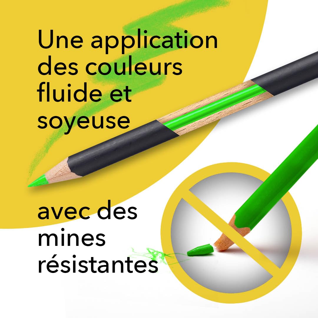 Castle Art Supplies Lot de 120 crayons de couleur avec fermeture éclair | Mines de couleur souples de qualité pour artistes adultes, professionnels et coloristes | Dans une pochette à fermeture éclair