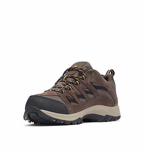 Columbia Men's Crestwood Waterproof, Mud/Squash, 9.5