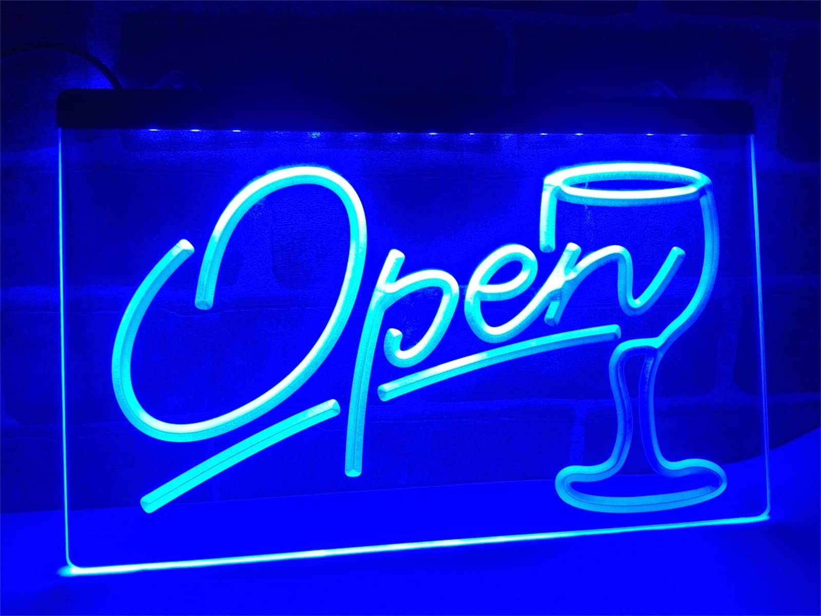 Niestandardowy neon LED do winiarni, podświetlany przez USB wyświetlacz 3D neony do lampek nocnych do dekoracji ścian pubów,Rgb,40x30cm