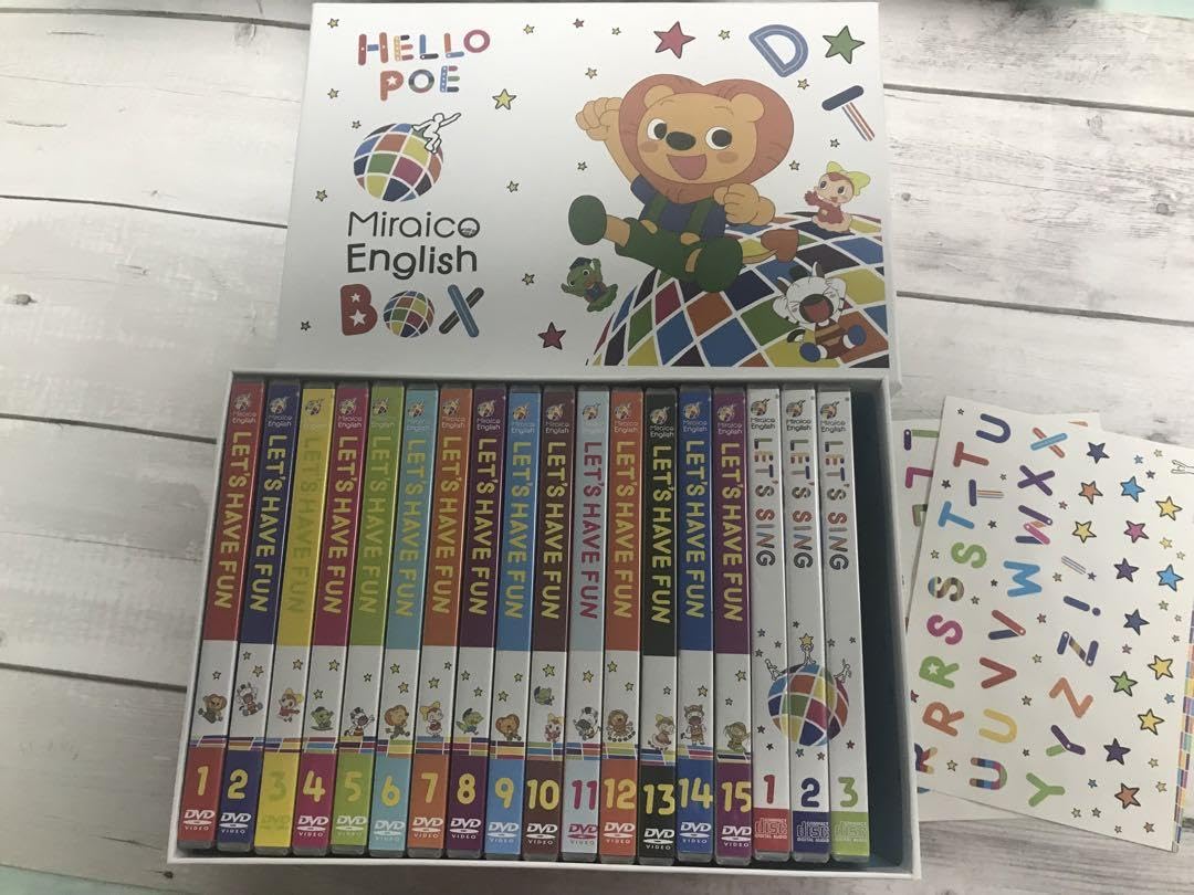 Amazon.co.jp: ミライコイングリッシュ miraico English DVD CD  