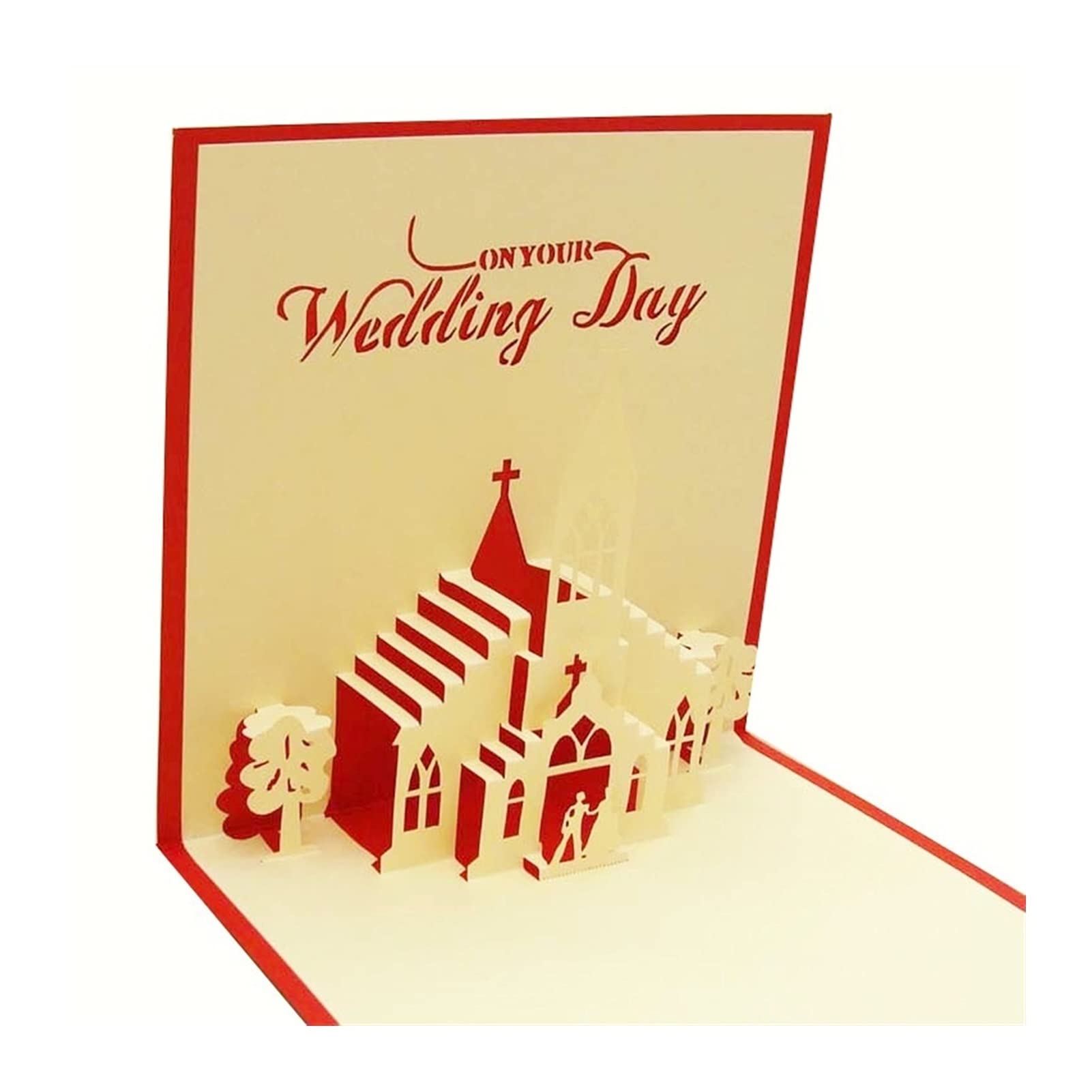 Geburtstagskarten Grußkarten 3D-Pop HOCH Hochzeits-Einladungsgeschenke für Valentinstag Hochzeitstag-Geburtstags-Party-Postkarten drücken Sie Ihre innere Liebe aus Geburtstagskarte ( Quantity : 6pcs )