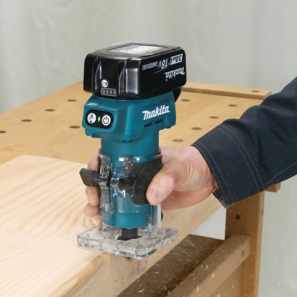 Affleureuse 18V Ø 6mm (Solo) en Makpac - MAKITA DRT52ZJ