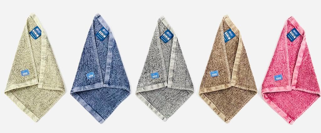 Bombay Dyeing Aspero 450 GSM 100% Cotton Denim Styled Hand Towels (30cm X 30cm). (Light Blue)-image-3