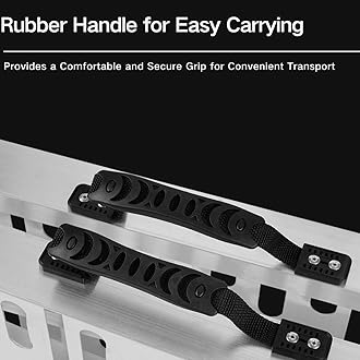 MAXIVMAN 7.5 FT Aluminum ATV Ramps for Pickup Trucks 1500lbs Capacity,Arched Dual Folding Truck Ramps for ATV,Four Wheeler -Lightweight, Rubber Handles, Non-Slip,2PC.