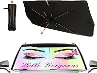 Vista 9 de Parasol para Parabrisas de Automóvil con Diseño de Mariposas Sombrilla Mariposas Parasol para Parabrisas Girasoles Cubiertas de Sombra