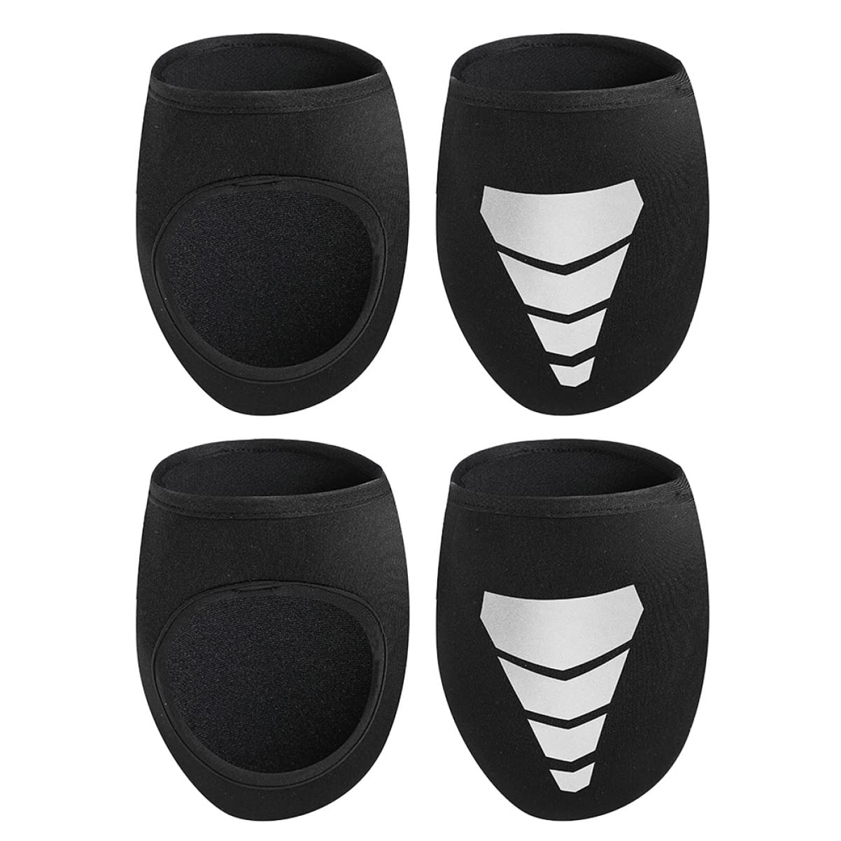 BESPORTBLE Lot De 3 Couvre-Chaussures De Cyclisme - Chaussettes Réfléchissantes Incluses - Matériau Néoprène 2 Paires*3