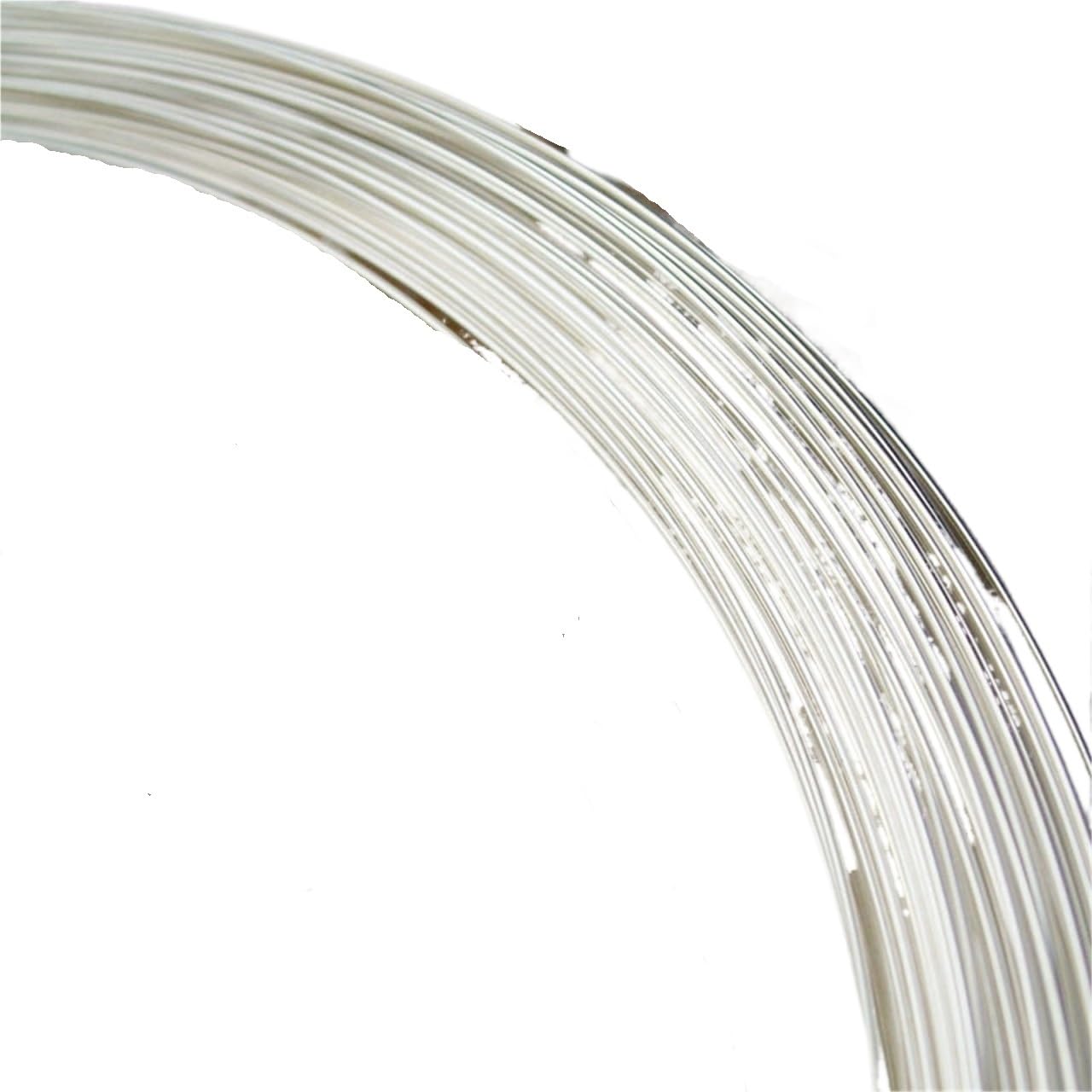 1 Meter/Rolle Silberdraht 925 zur Schmuckherstellung, Drahtdurchmesser 0,3–2 mm, Sterlingsilber, runder Draht for Schmuck, DIY, Perlendraht, Zubehör(2.0mm)