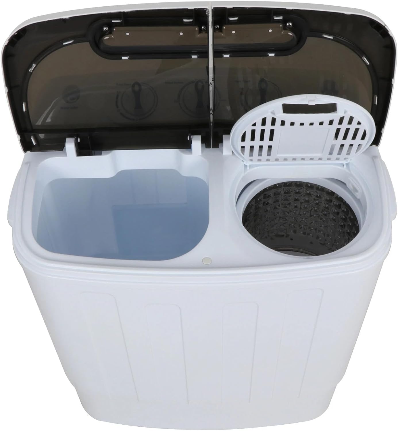 Portable Mini Twin Tub Washing Machine and Dryer Combo, 13 lbs Capacity, Compact Laundry Washer