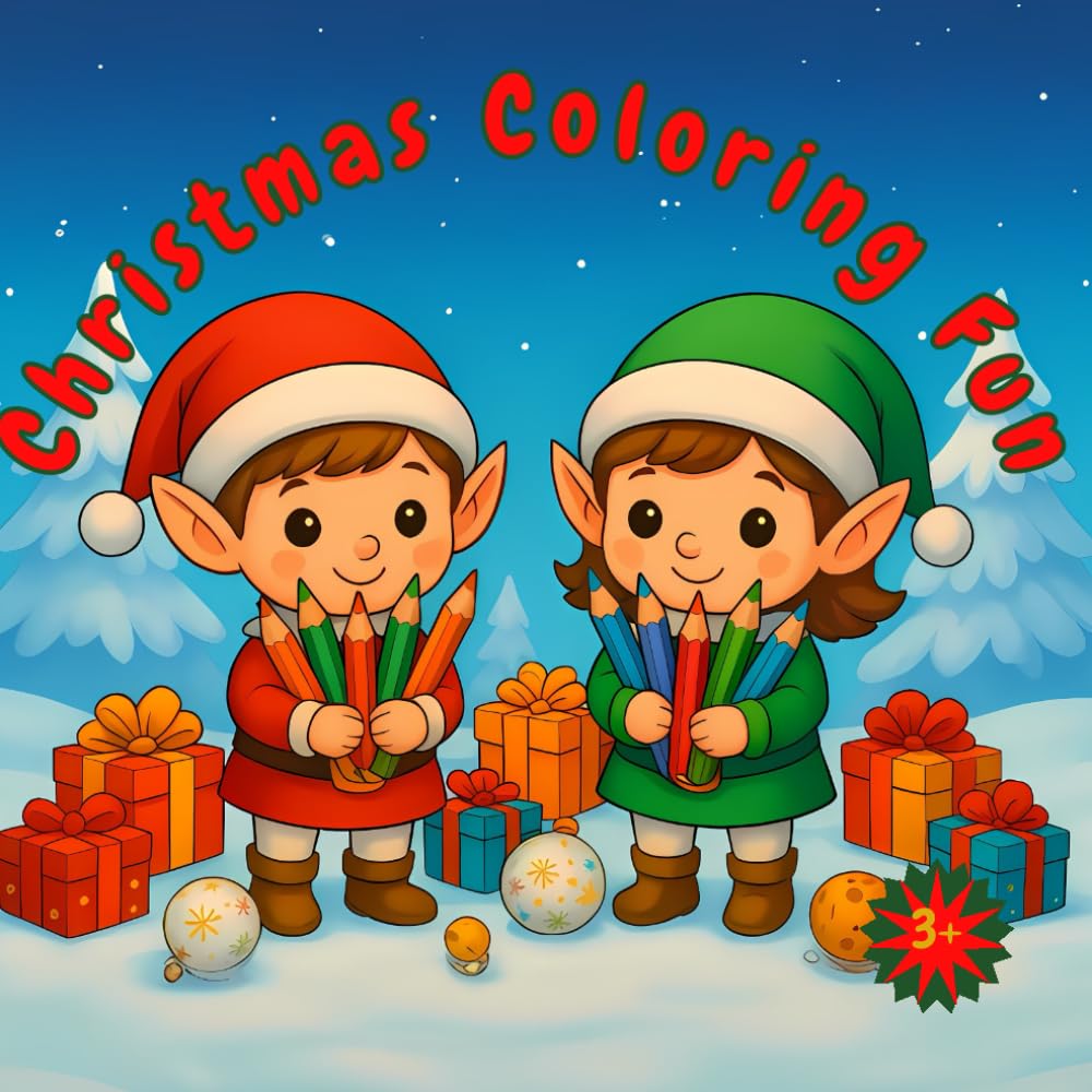 Christmas Coloring Fun: Magical Coloring Joy for a Wonderful Christmas Season