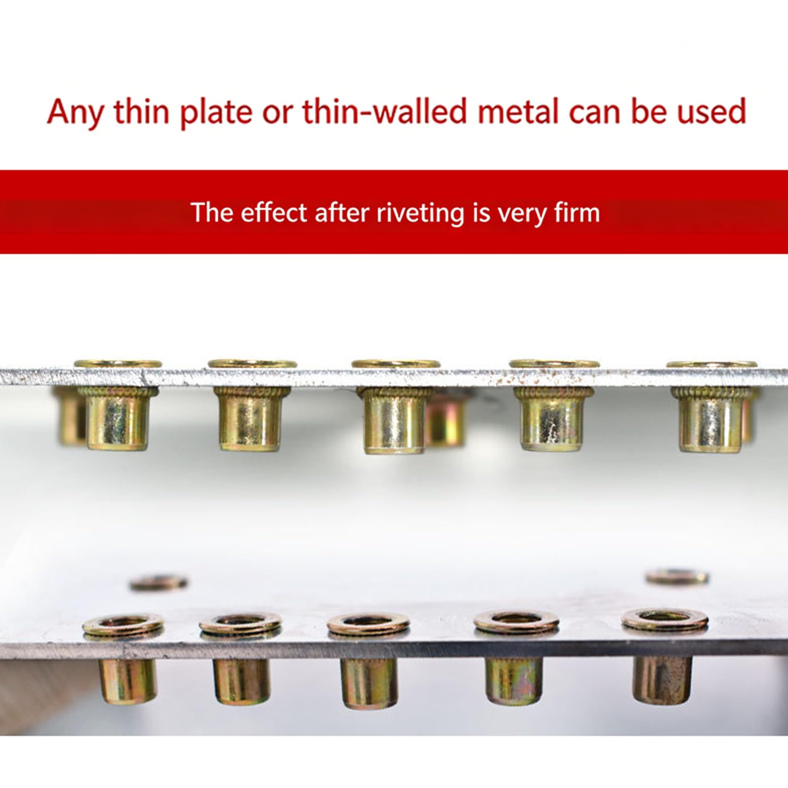 Adattatore per trapano per rivetti Rivettatrice manuale Semplice da installare Rivettatrice manuale Accessorio per fissaggio sicuro Accessorio per rivettatrice manuale