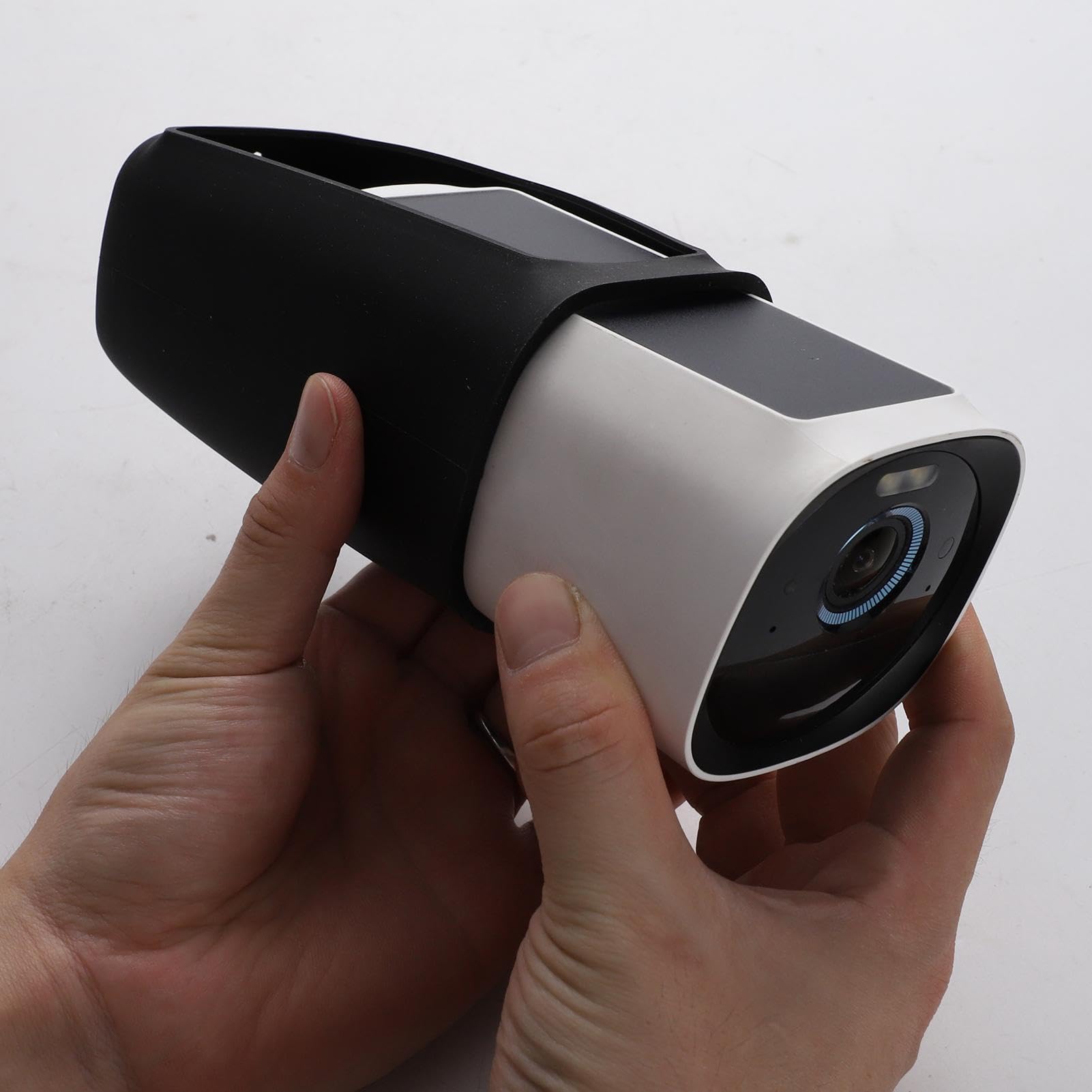 Étui Silicone Étanche Protection Caméra Eufy S3 Pro - Coque Noire Robuste Avec Accès Cellules Solaires